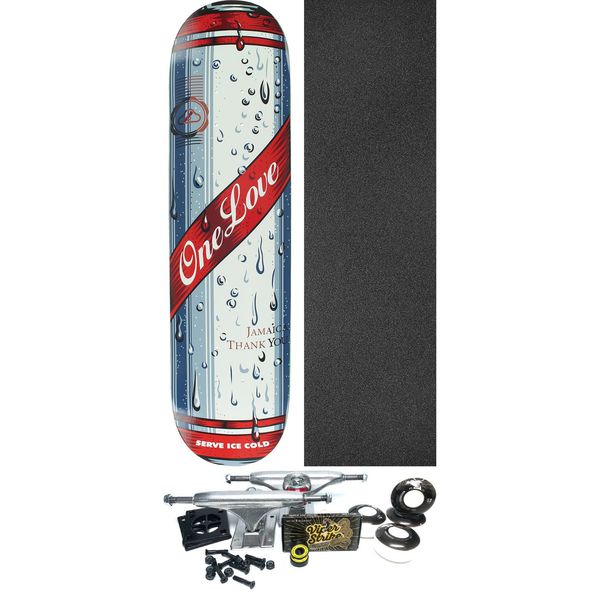 Thank You Skateboards Love Stripe Skateboard Deck - 8" x 31.25" - Complete Skateboard Bundle